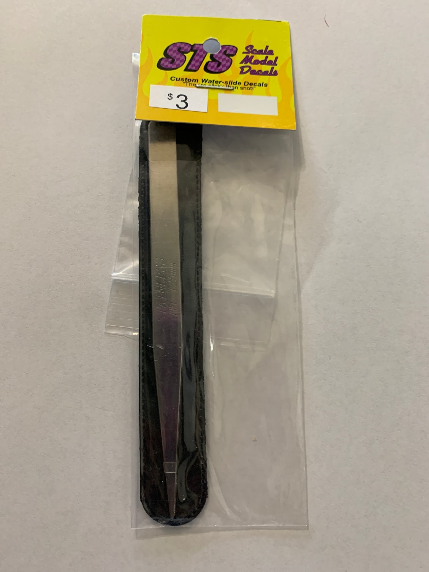 5 inch straight needle nose tweezers