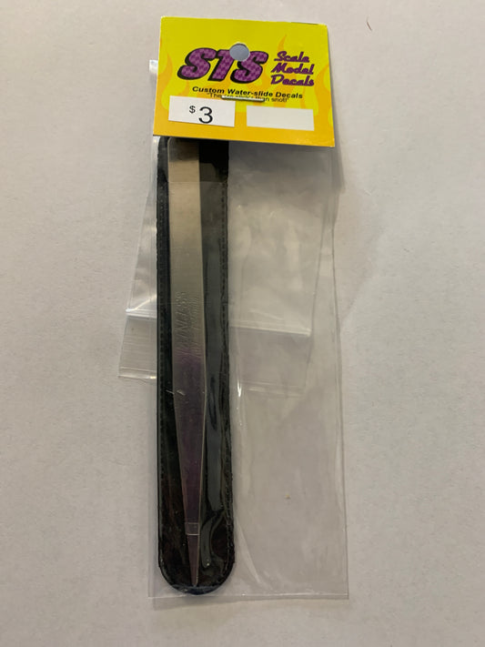 5 inch straight needle nose tweezers