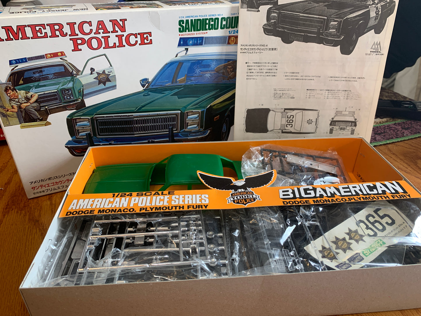 Yodel American Police San Diego County Sheriff 1/24 Plymouth Fury