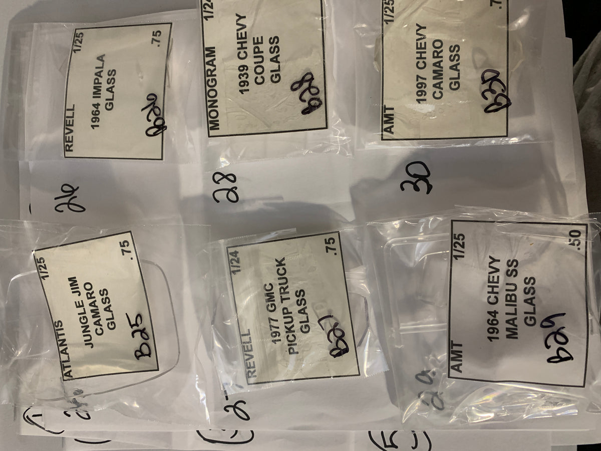 GM GLASS parts bag