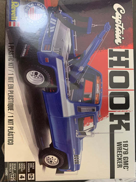Captain Hook 1979 gmc wrecker 1/25 model kit