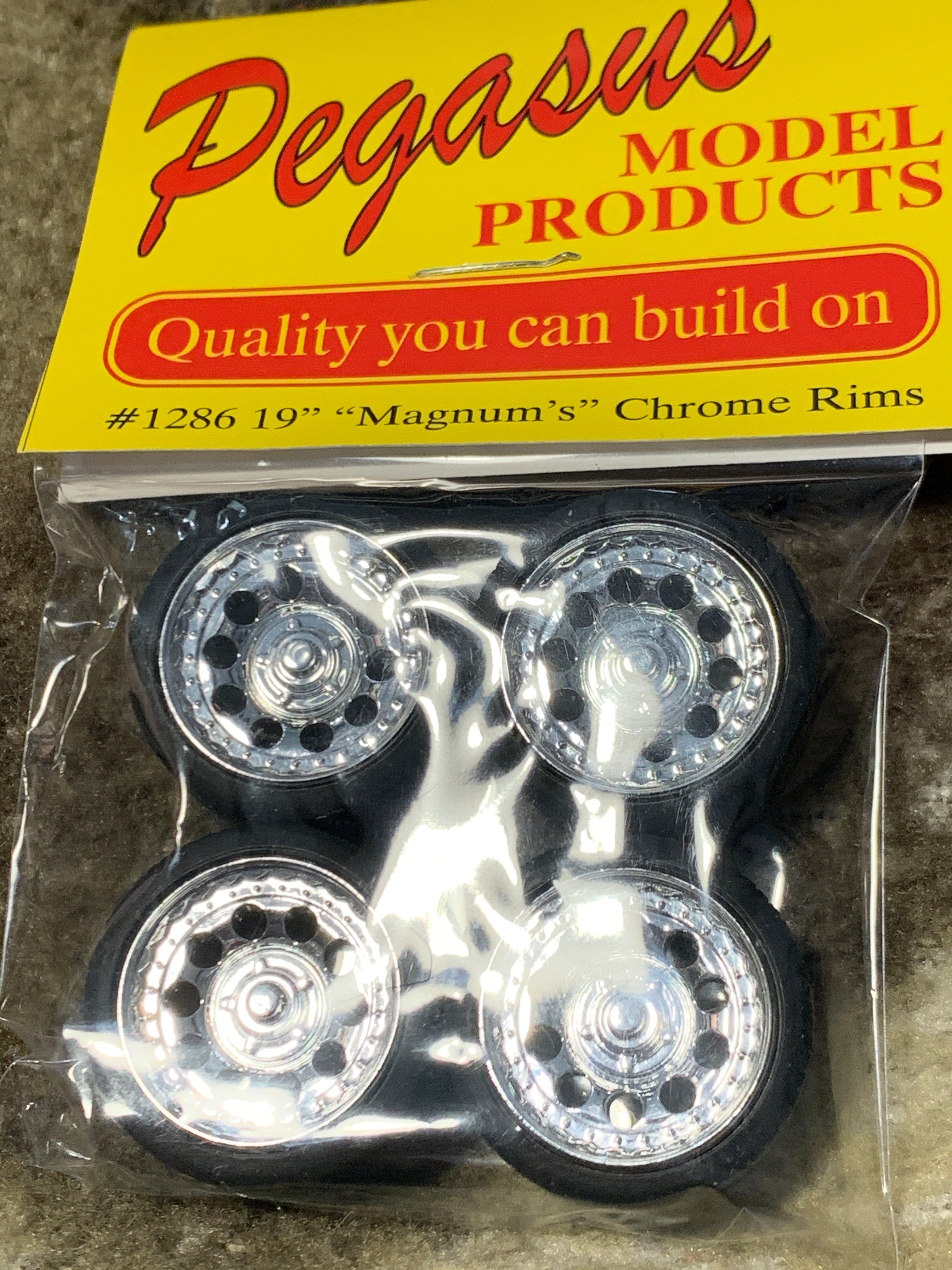 Pegasus #1286 19 inch Magnums Chrome Rims and tires – STSDecals