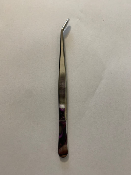 6 inch angled needle nose tweezers