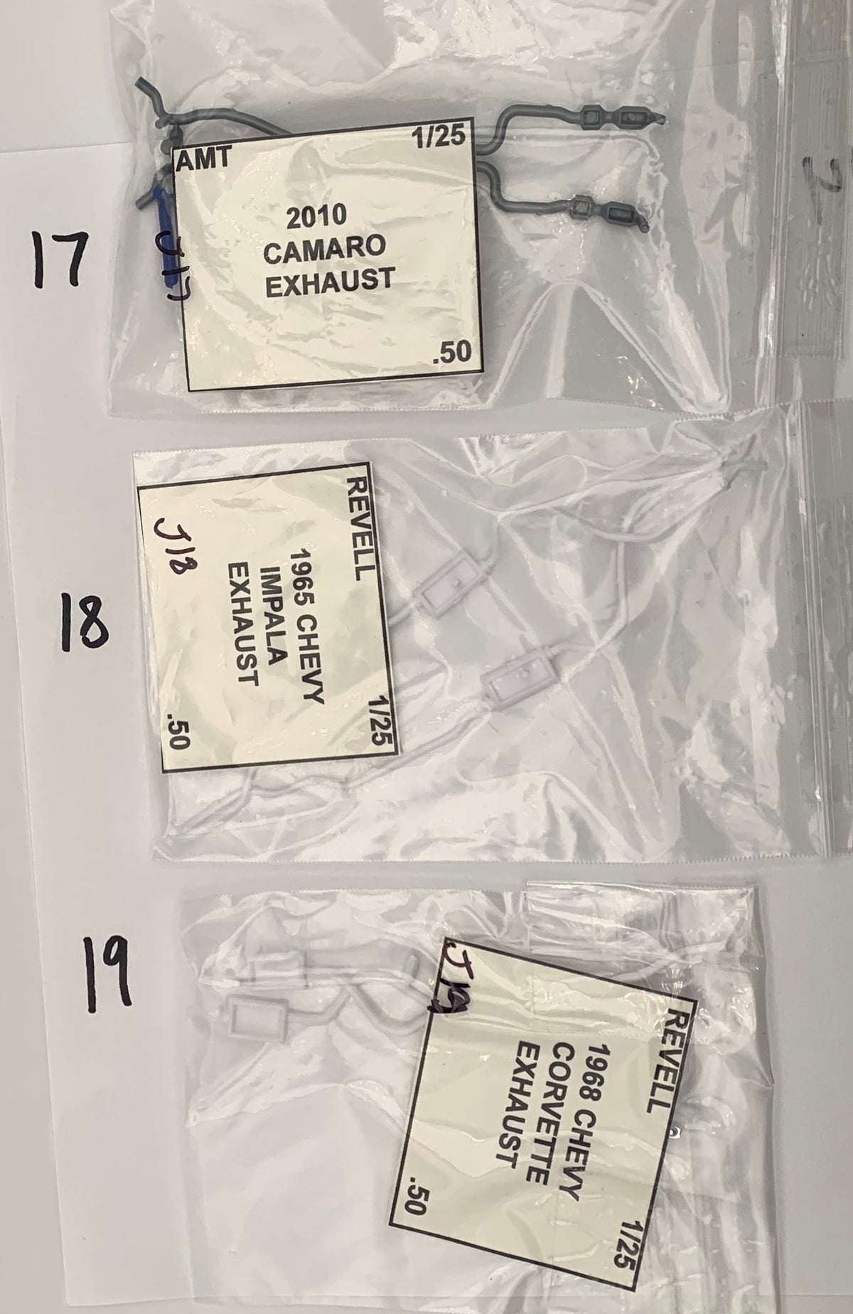 GM EXHAUST PARTS BAG