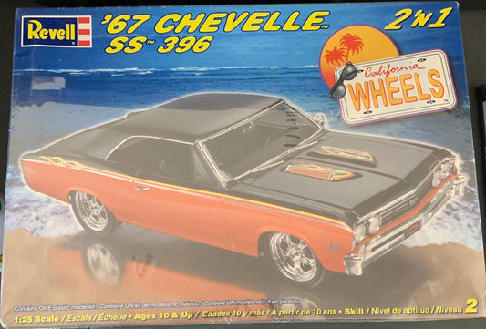 Revell ‘67 Chevelle SS 396, 2 ‘N 1, 1:25 Scale Model Kit