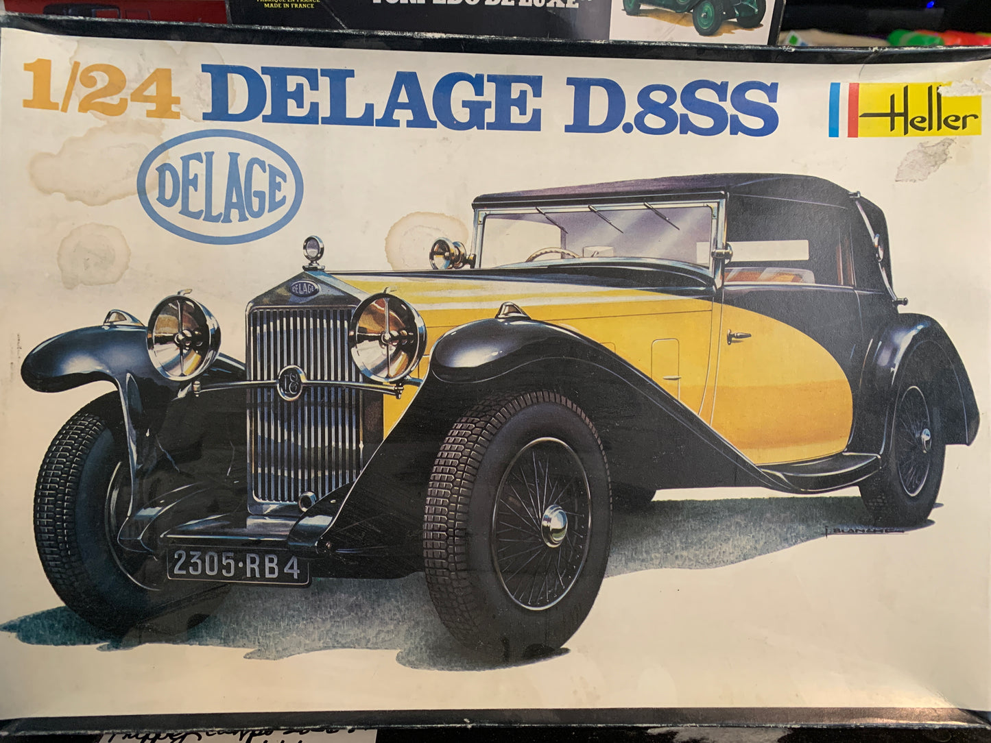 Heller Delage D.8SS kit #720, 1/24