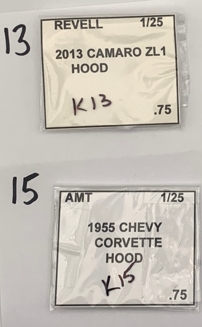 GM HOODS AND TRUNK LIDS PARTS BAG