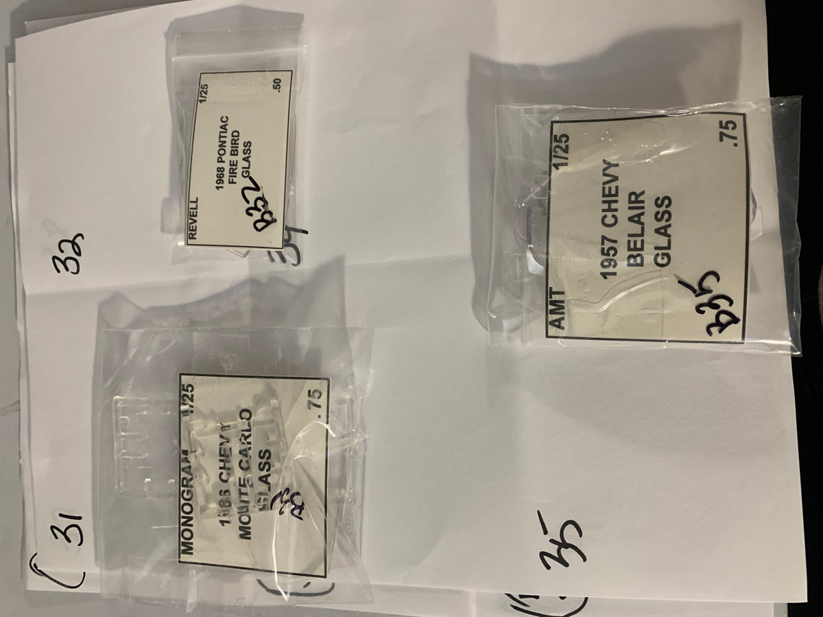 GM GLASS parts bag