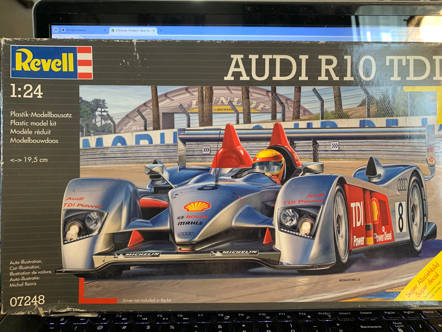 Revell Audi R10 TDI kit #07248, 1/24 scale