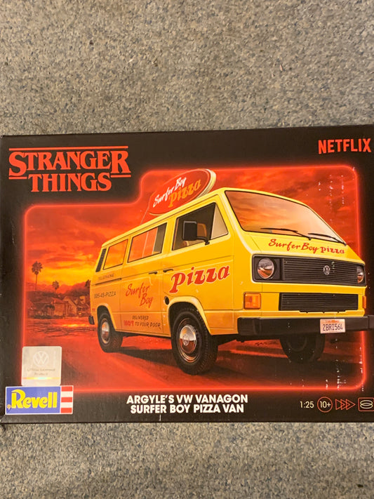 Revell stranger things vw vanagon surfer boy pizza van