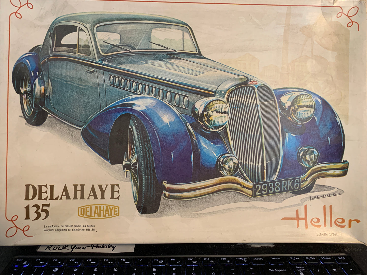 Heller Delahaye 135 kit #707, 1/24 scale