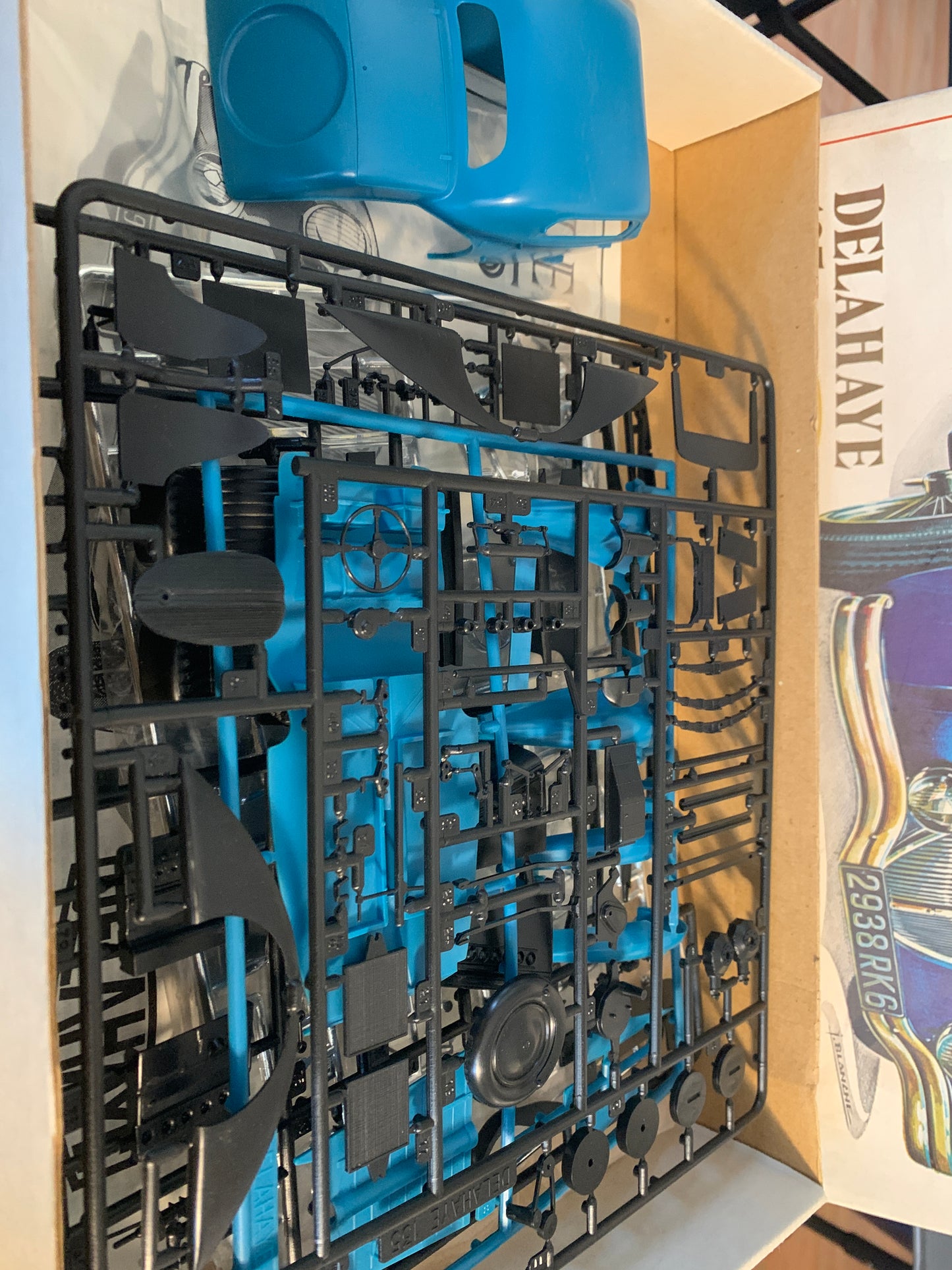 Heller Delahaye 135 kit #707, 1/24 scale