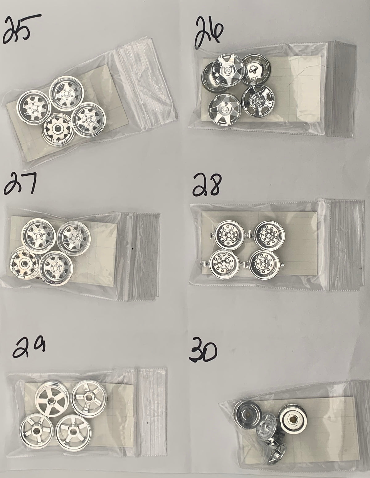 GM RIMS & TIRES WHEELS PARTS BAG