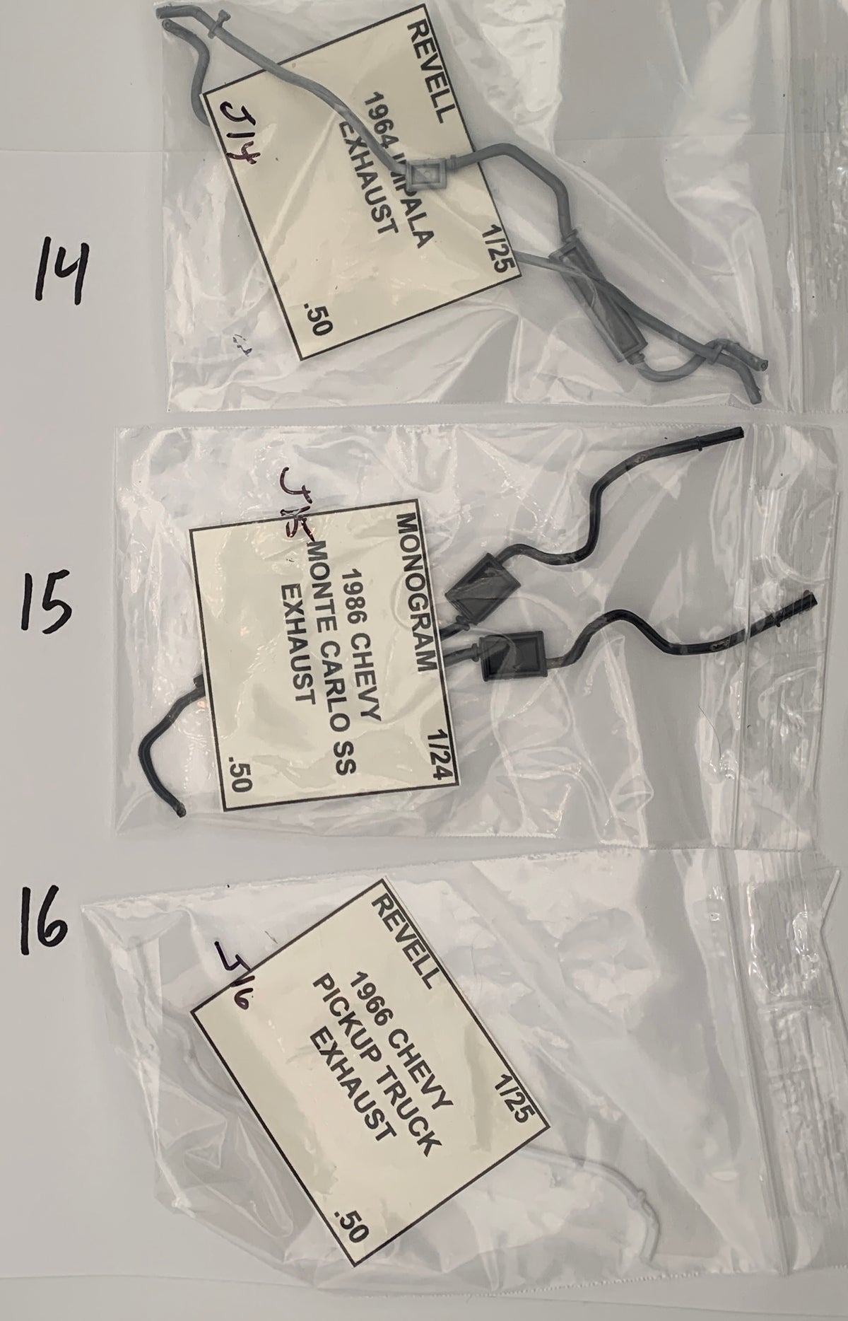 GM EXHAUST PARTS BAG