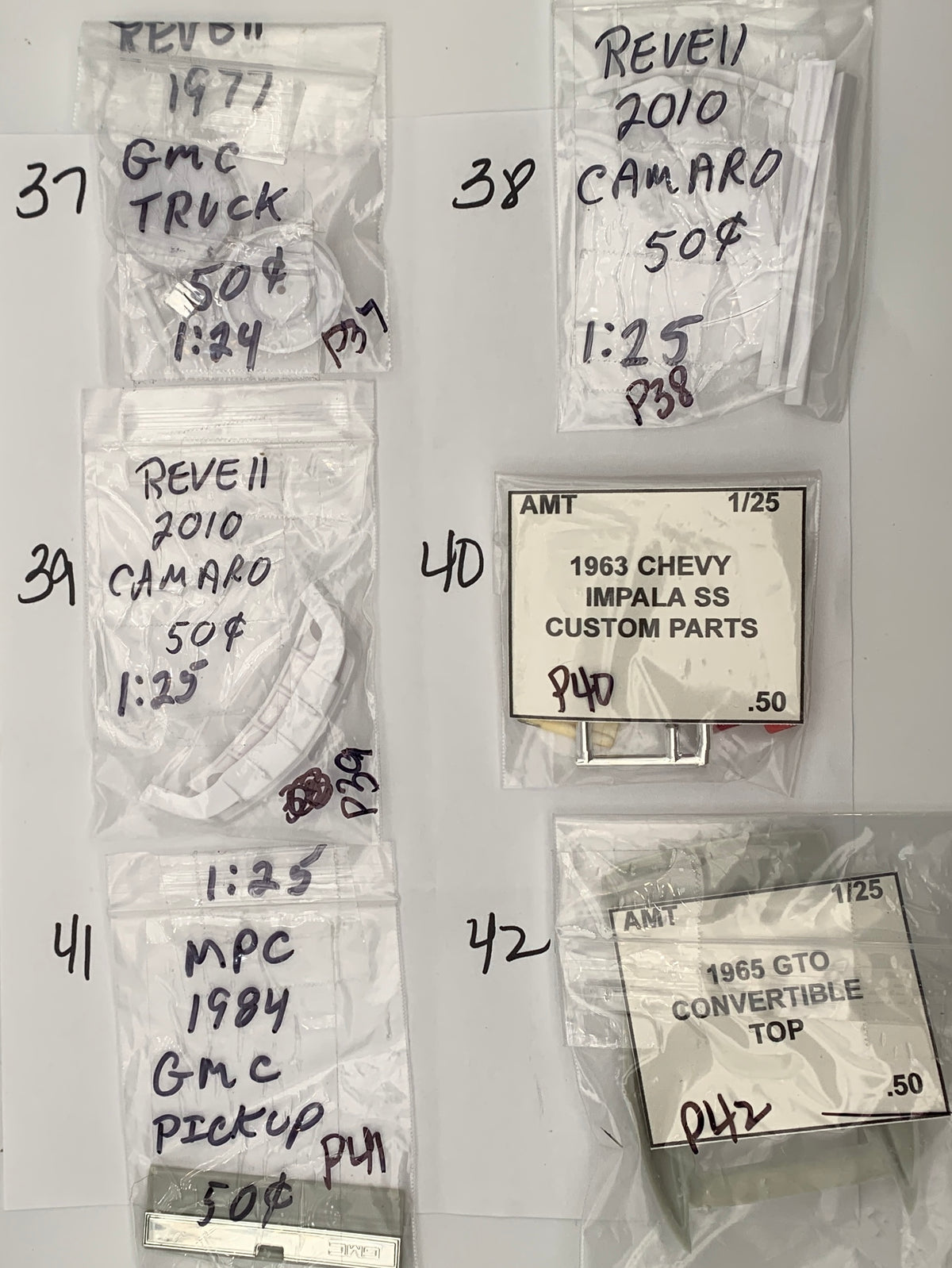 GM MISC PARTS BAG