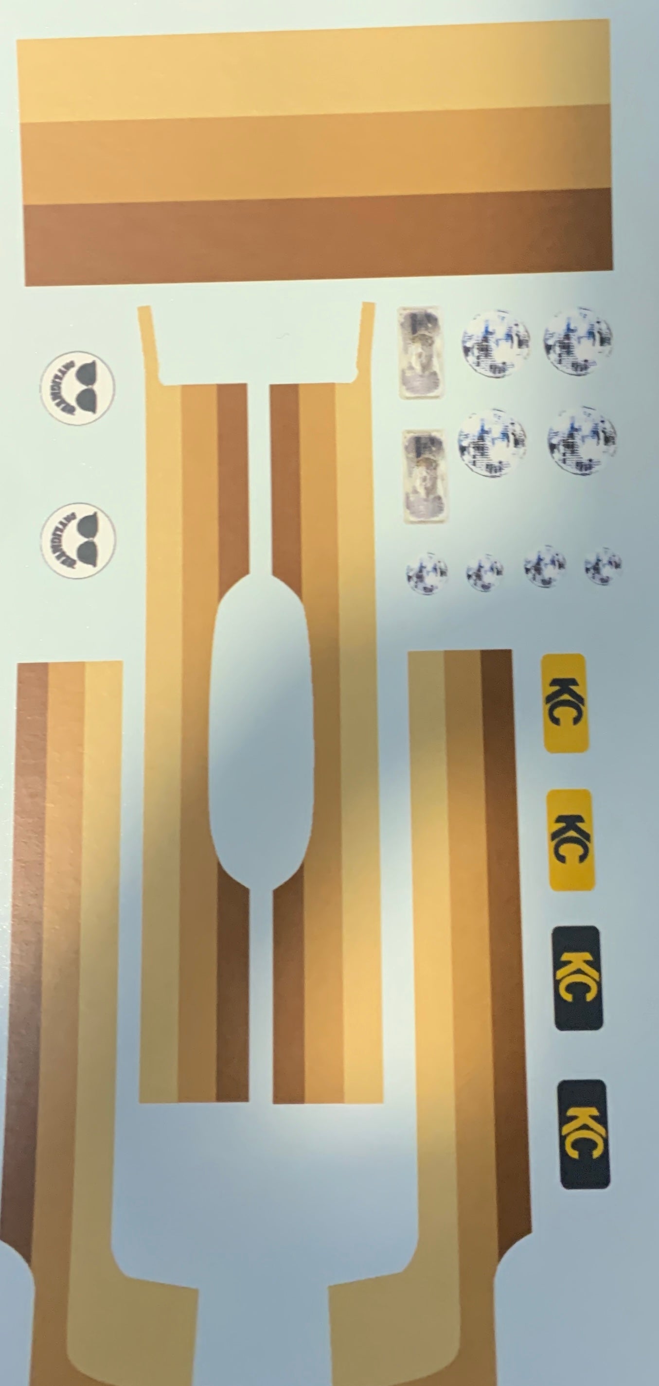 84 gmc sundowner decals