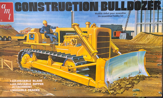 AMT Construction Bulldozer, 1/25 Scale Model Kit