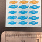 Chevy bow ties Dimensional decal