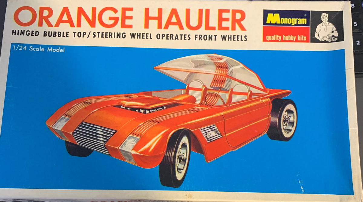 Monogram Orange Hauler PC131/150 is the original 1966 issue, in 1/24 scale