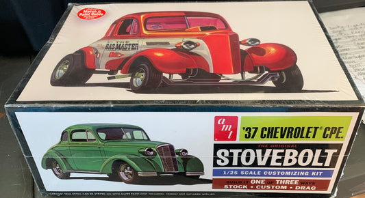AMT ‘37 Chevrolet Coupe, The Original Stovebolt 1/25 Scale Model Kit
