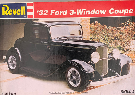 Revell ‘32 Ford 3-Window Coupe, 1/25 Scale Model Kit