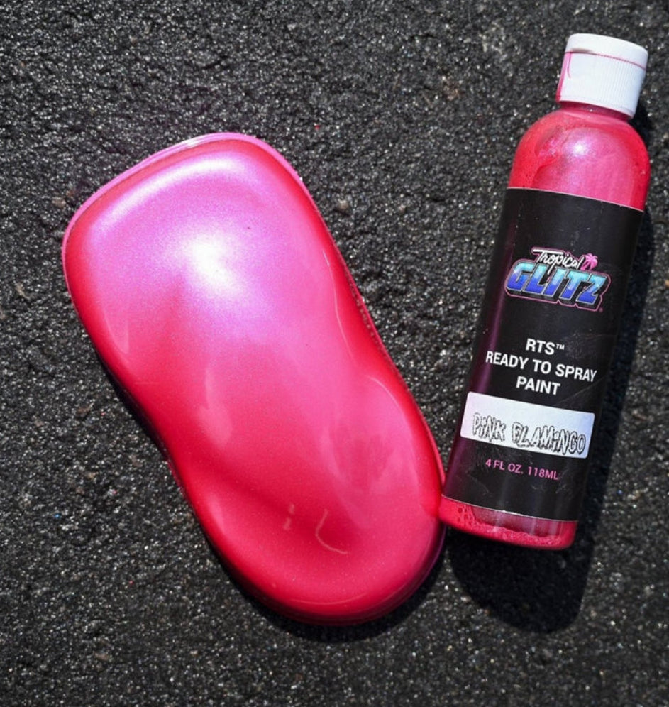 Tropical Glitz 2 oz Airbrush Ready to spray Pearl Basecoat Paint