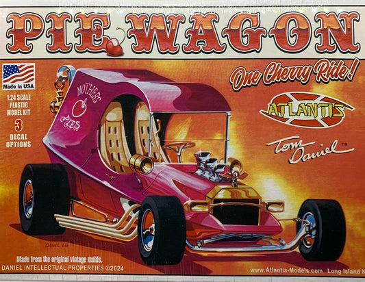 Atlantis Tom Daniel Pie Wagon, 1/24 Scale Model Kit