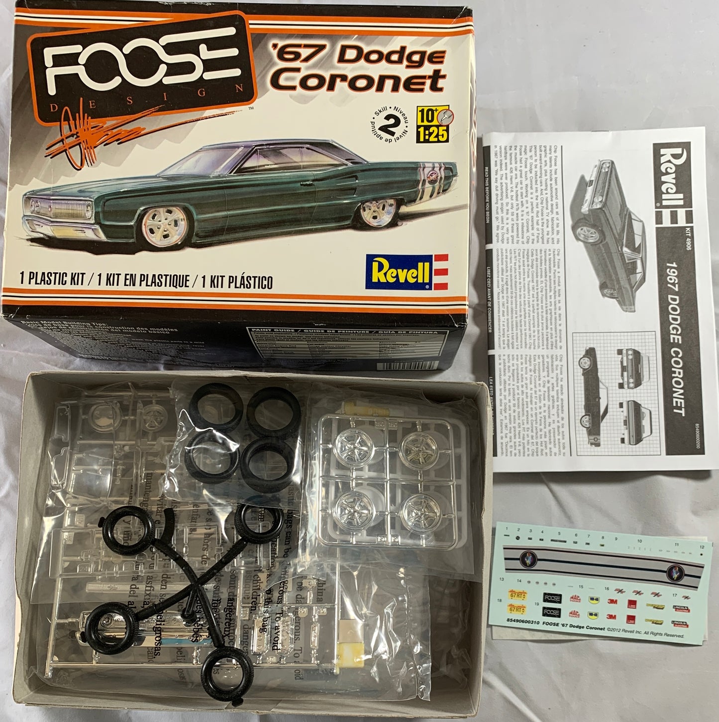 Revell Foose ‘67 Dodge Coronet, 1:25 Scale Model Kit