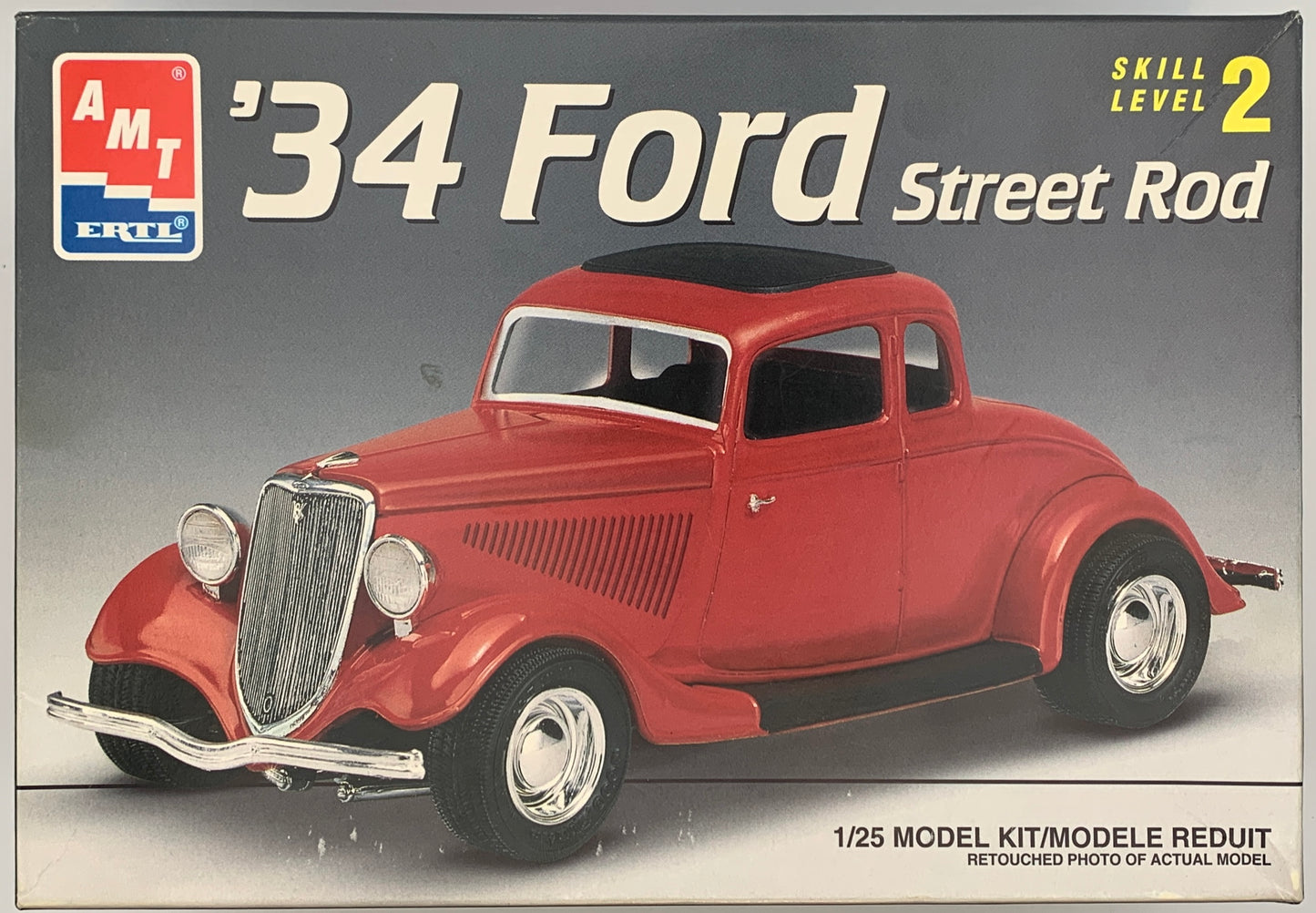 AMT ‘34 Ford Street Rod, 1/25 Scale Model Kit