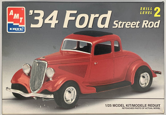 AMT ‘34 Ford Street Rod, 1/25 Scale Model Kit