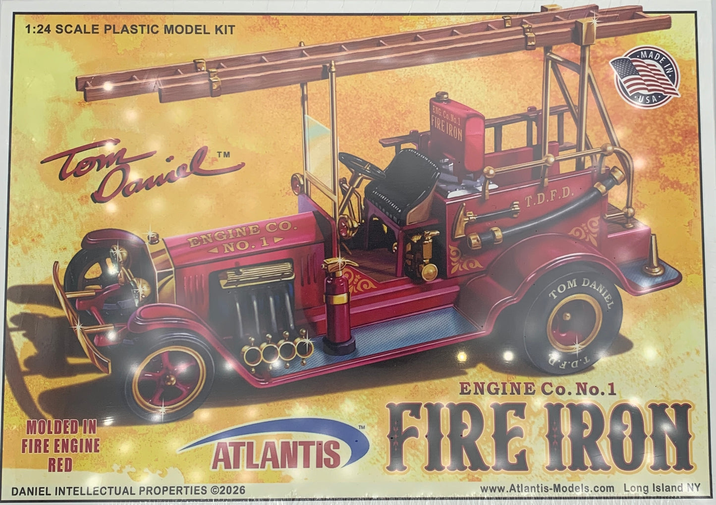 Atlantis Tom Daniel Fire Iron, 1:24 Scale Model Kit (#M7530)