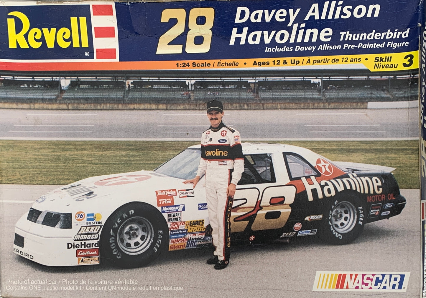 Revell #28 Davey Allison Havoline Thunderbird, 1/24 Scale Model Kit