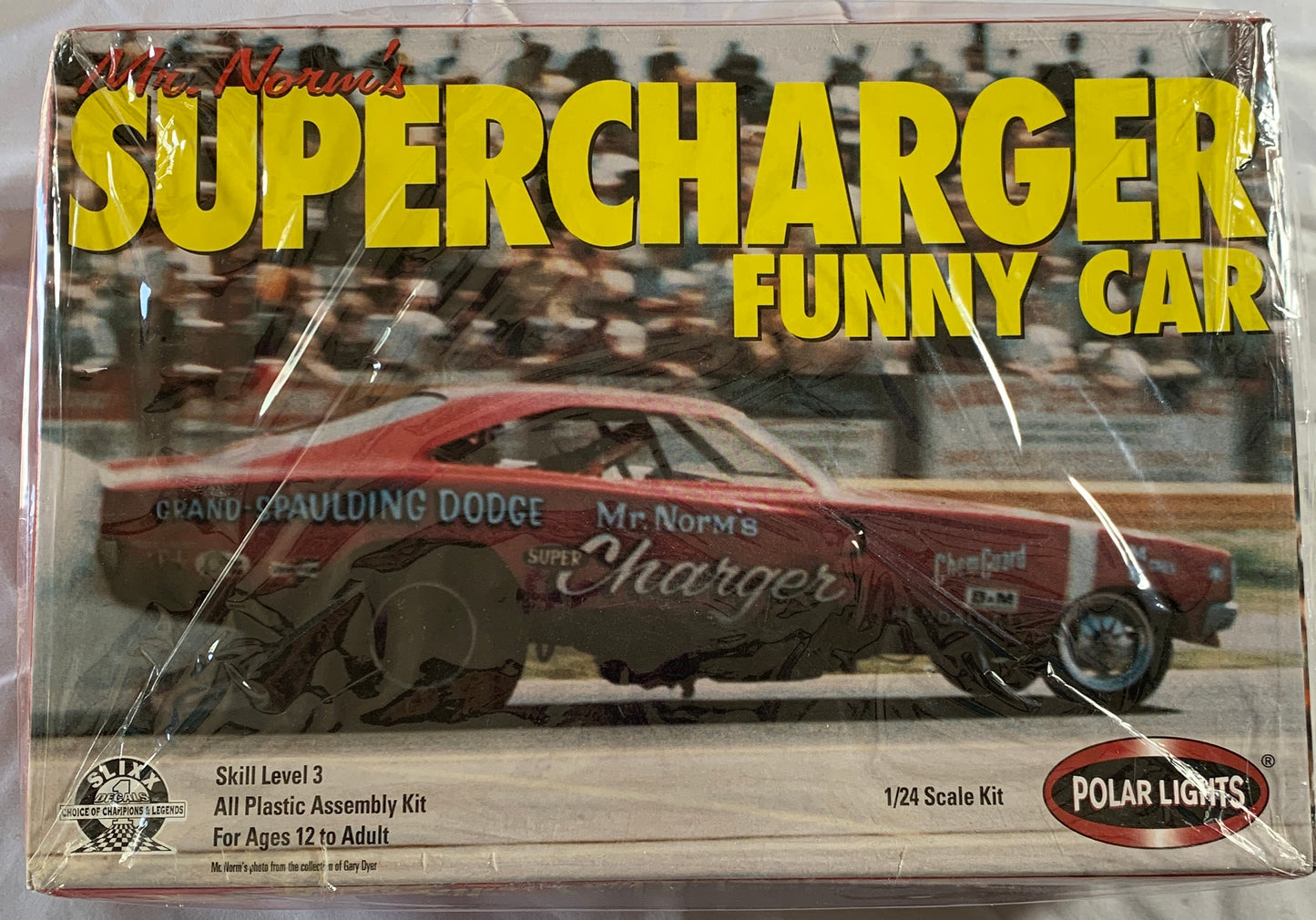 Polar Lights Mr. Norm’s Supercharger Funny Car, 1/24 Scale Model Kit