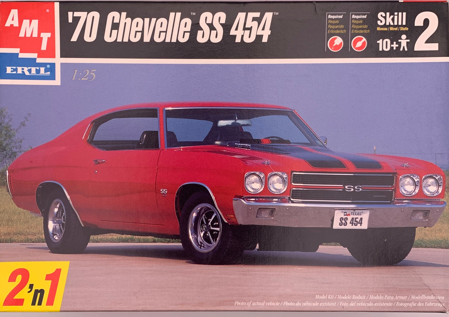 AMT ‘70 Chevelle SS 454, 1:25 Scale Model Kit