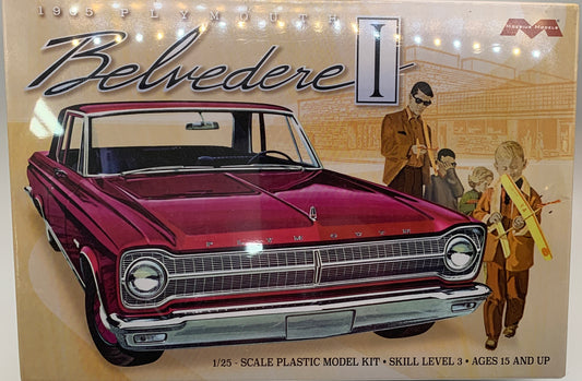 Moebius 1965 Plymouth Belvedere I, 1/25 Scale Model Kit