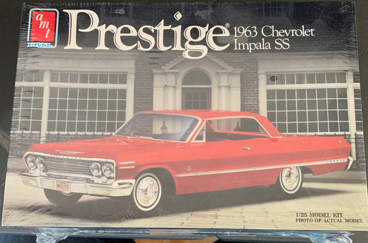 AMT Prestige 1963 Chevrolet Impala SS, 1/25 Scale Model Kit