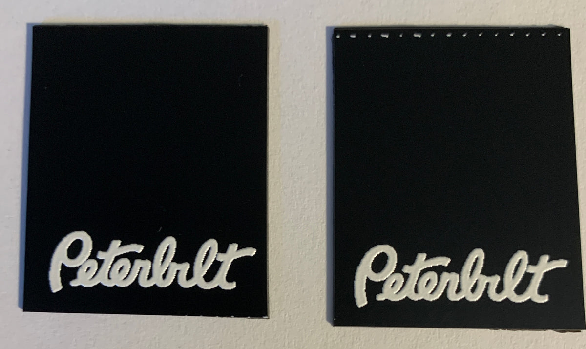 Peterbilt Mud flaps Dimensional decal