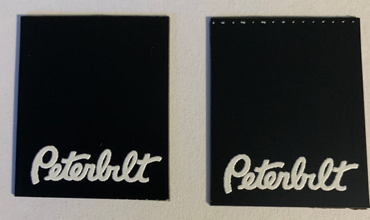 Peterbilt Mud flaps Dimensional decal