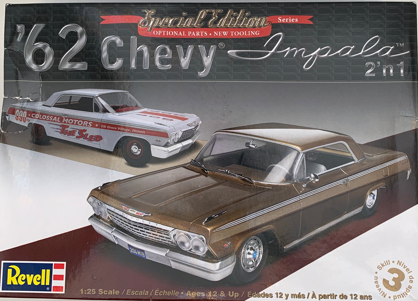 Revell Special Edition series ‘62 Chevy Impala 2 in 1, 1/25 Scale Model Kit