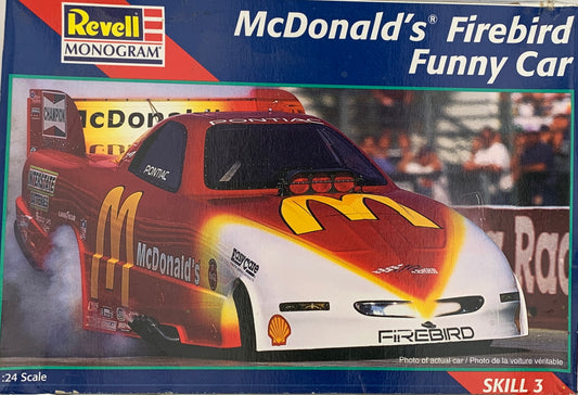 Revell Monogram McDonald’s Firebird Funny Car, 1/24 Scale Model Kit