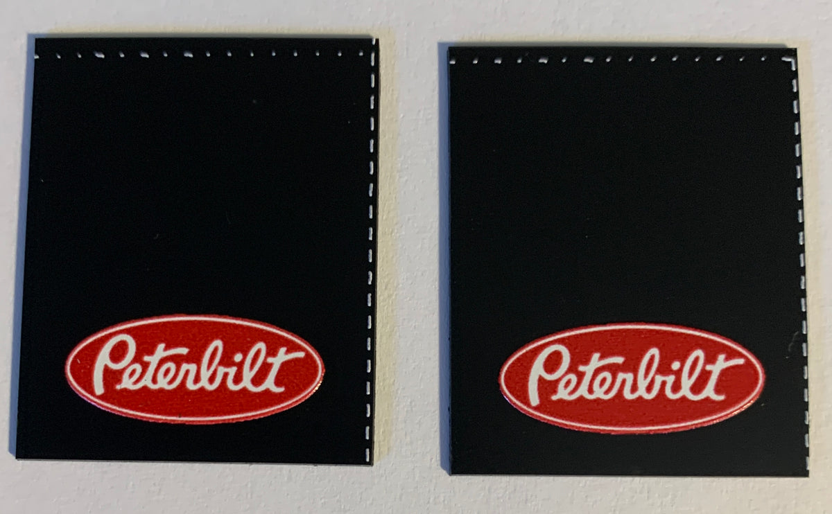 Peterbilt Mud flaps Dimensional decal