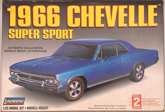 Lindberg 1966 Chevelle Super Sport, 1:25 Scale Model Kit