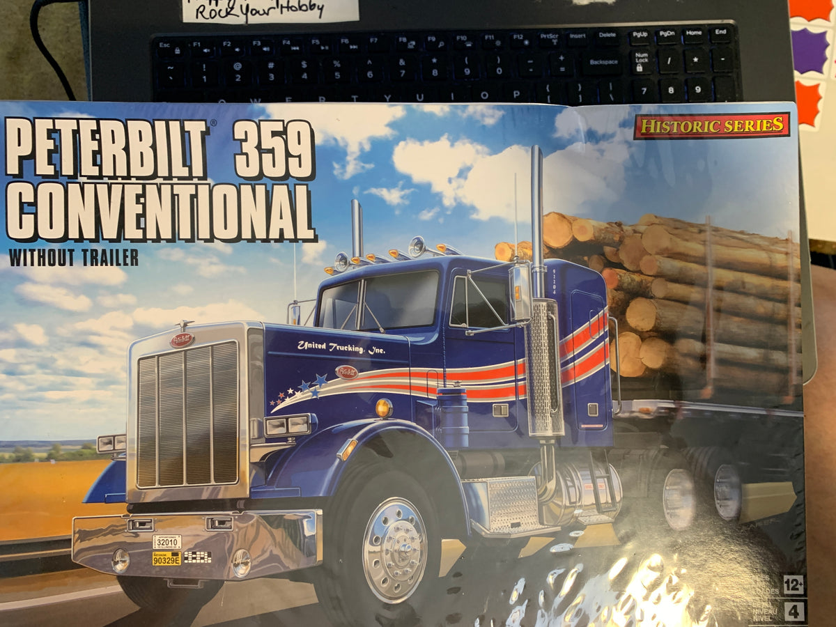 Peterbilt 359 Conventional tractor kit; no trailer is included
