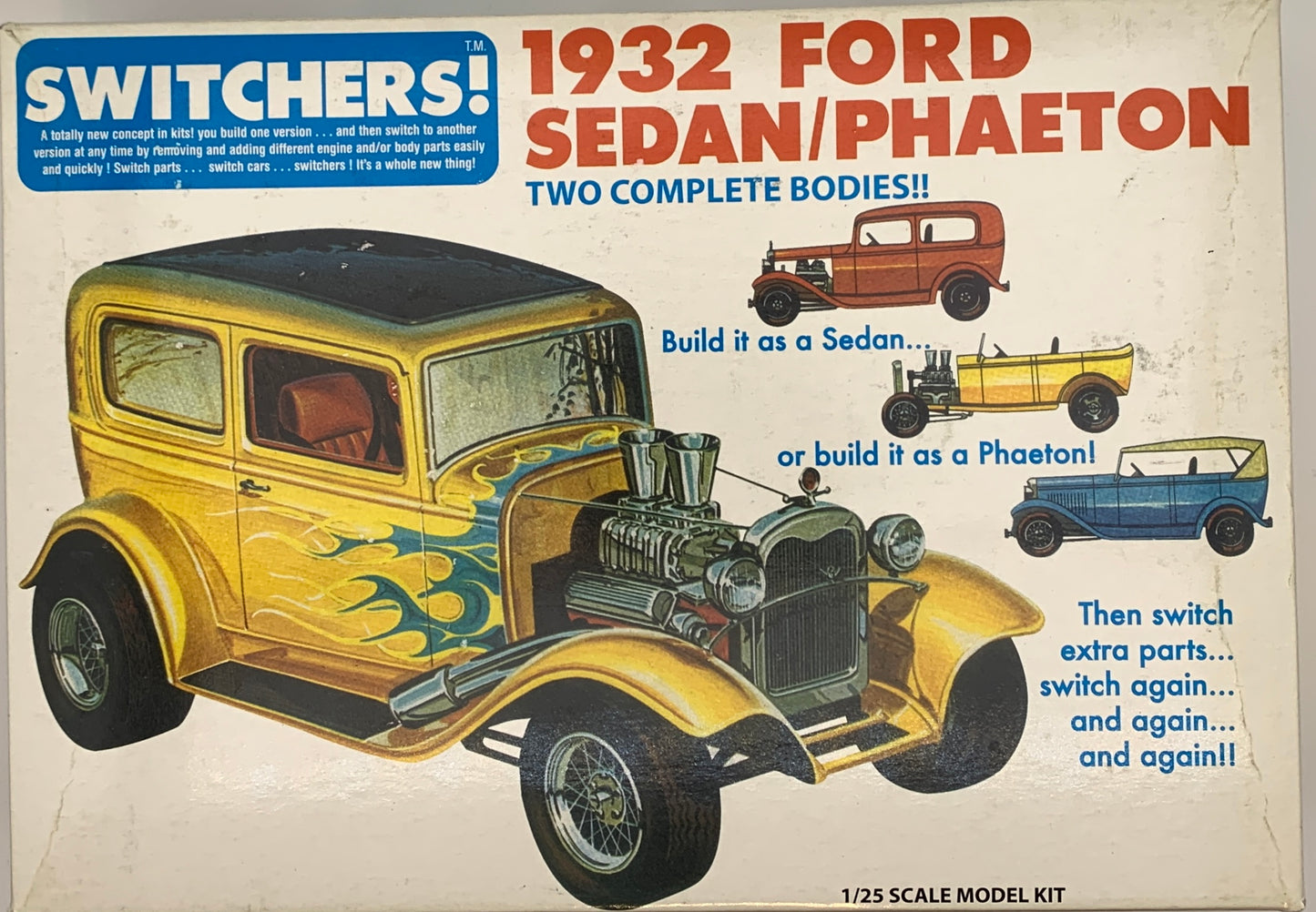 Switchers! 1932 Ford Sedan / Phaeton, 1/25 Scale Model Kit
