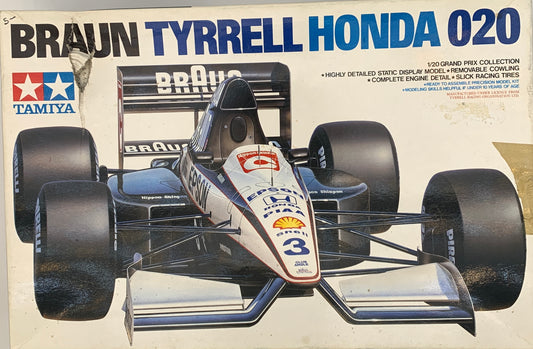 Tamiya Braun Tyrell Honda 020, 1/20 Scale Model Kit