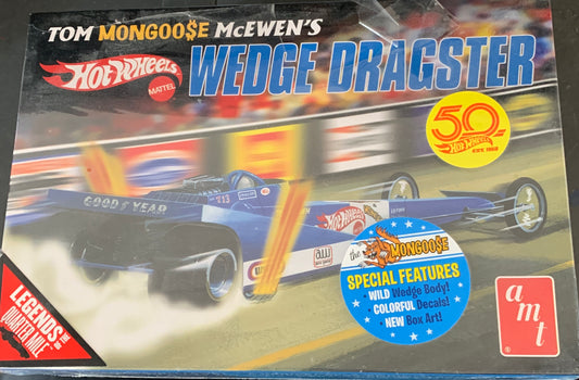 AMT Tom McEwen’s Hot Wheels Wedge Dragster, 1/25 Scale Model Kit