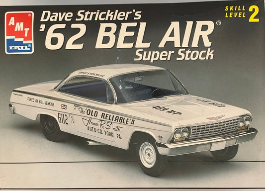 AMT Dave Strickler’s ‘62 Bel Air Super Stock, 1/25 Scale Model Kit