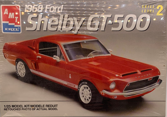 AMT 1968 Ford Shelby GT-500, 1/25 Scale Model Kit (New)