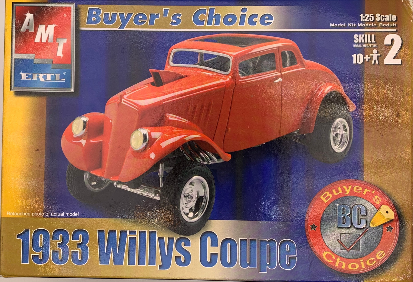 AMT 1933 Willys Coupe, 1/25 Scale Model Kit