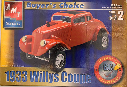 AMT 1933 Willys Coupe, 1/25 Scale Model Kit